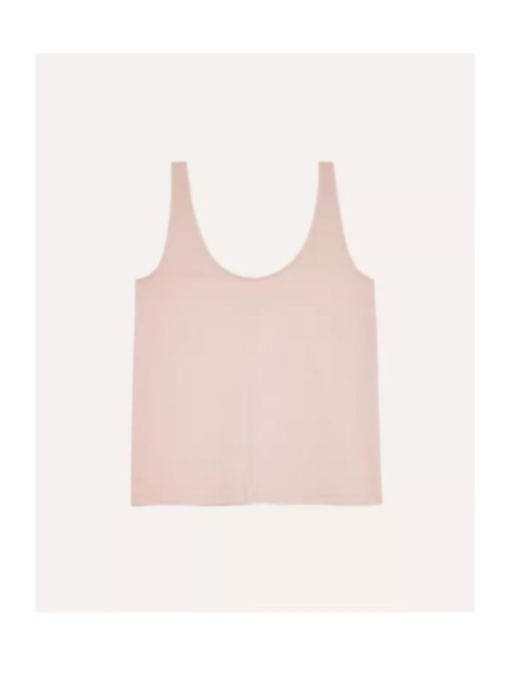 Little Moon (Aritzia) - Soft Blush Acashia Tank in Rose Smoke - M